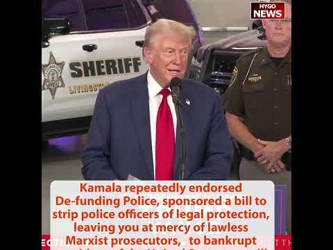 TRUMP: Kamala godmother of Sanctuary Cities & shoplifting epidemic, jobs numbers are fraudulent