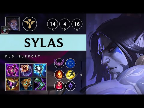 Sylas Support vs Leona: Triple Kill, Legendary - EUW Master Patch 14.18