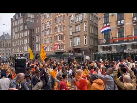 Hare krishna Maha Harinam @  Kingsday   2022  Amsterdam nederland