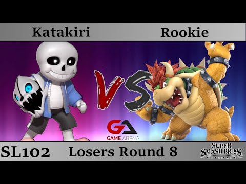 Katakiri (Sans Mii Gunner) vs Rookie (Bowser) - Losers Round 8: SmashLAN'd 102