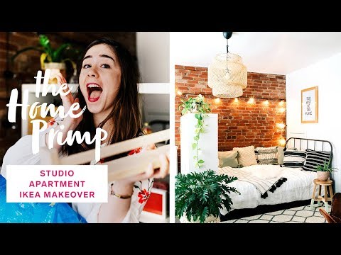 Stunning Studio Apartment Makeover On A Budget | Ikea Hacks | The Home Primp