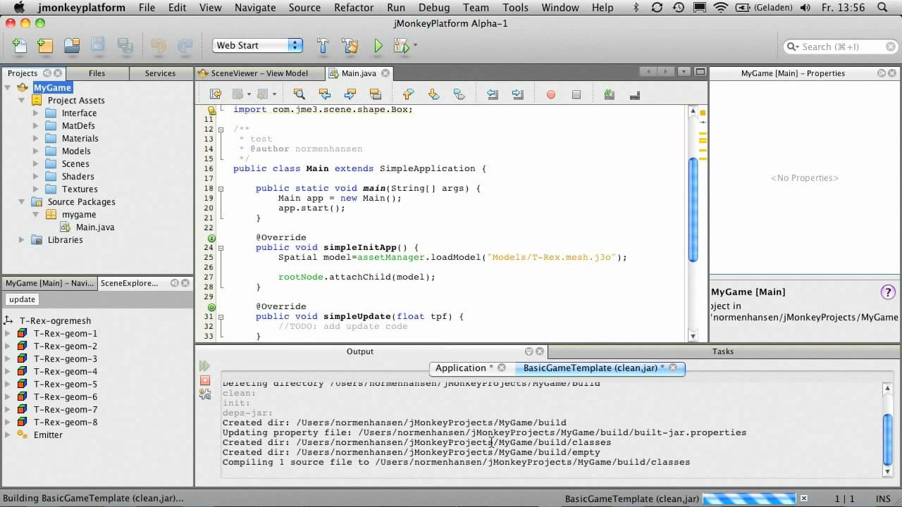 jMonkeyEngine3 SDK Alpha-1 (WebStart)