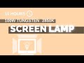 100W Tungsten screen lamp  - 10h - (16:9) - NO Sound - a simple screen for 10 hours [screen tools]