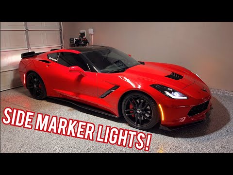 I FINALLY INSTALLED MY NEW C7 CORVETTE LED SIDE MARKER LIGHTS!