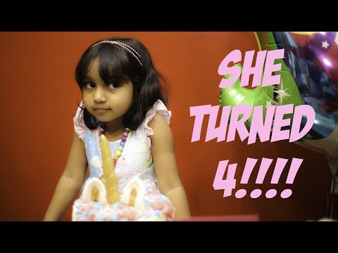 She turned 4! Srinika's 4th Birthday shenanigans!