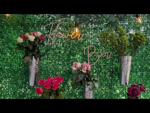 How I made Alima’s flower bar station! #diy #ideas #inspiration