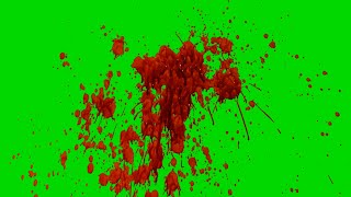 50 Blood Green Screen Effects ~ FREE ~ VidiotsChan