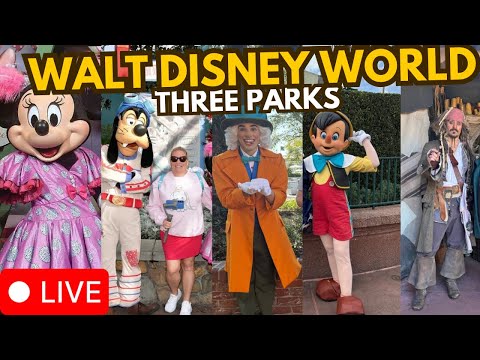 🔴 Live: Disney Four Parks and Characters - Walt Disney World 01.23.2026