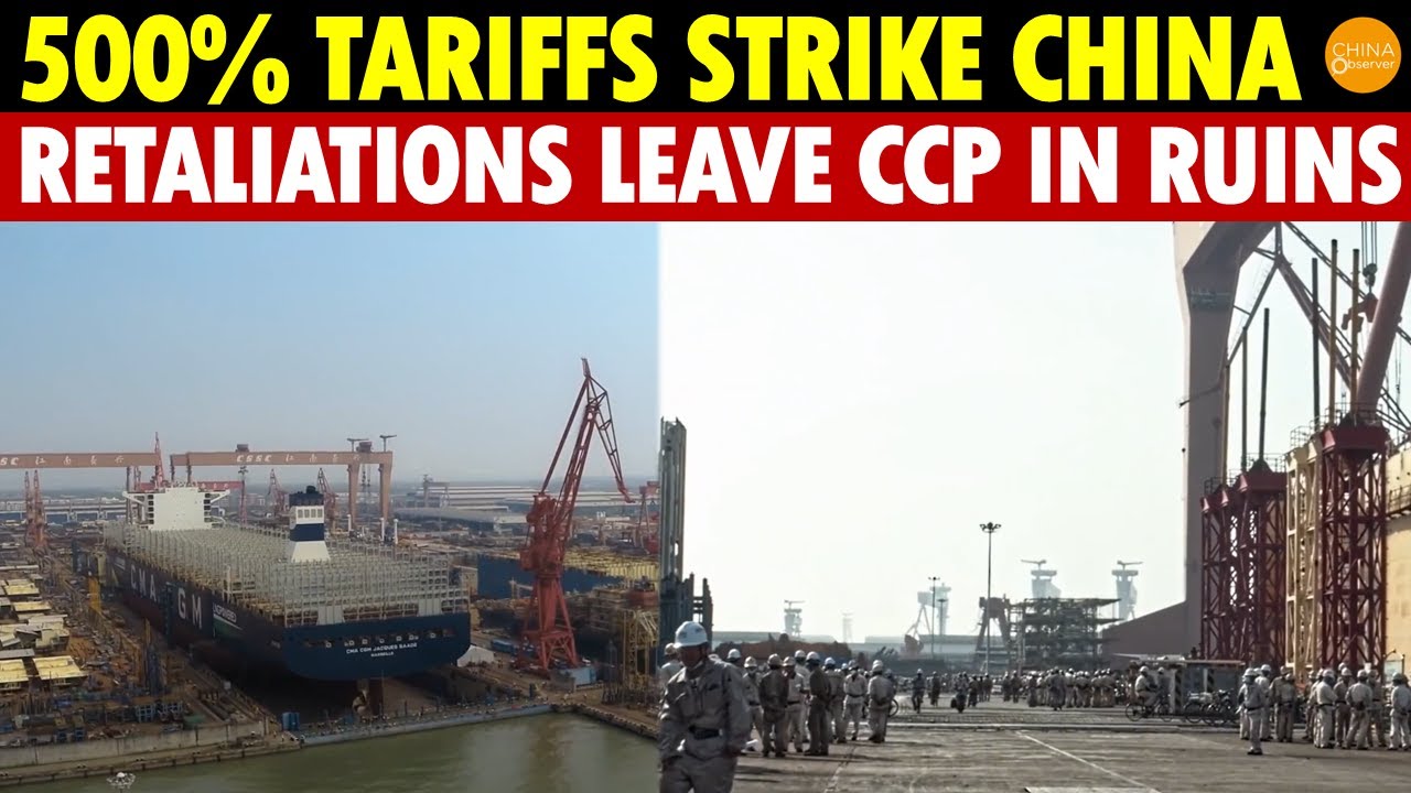 500% Tariffs Strike Hard! China’s Threat Backfires, Multiple Retaliations Leave CCP in Ruins