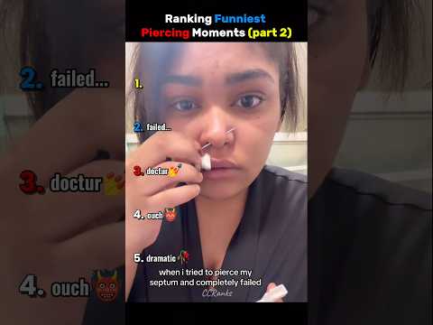 Ranking Funniest Piercing Moments 😭💀(part 2)