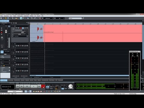 MAGIX Samplitude Music Studio 2016  – Aufnahme Tutorial (DE)