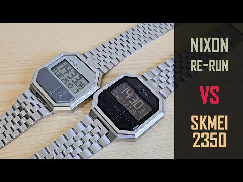 Stylish Nixon Re-Run vs Skmei 2350 comparison and review #nixon #skmei #skmeiwatch #gedmislaguna