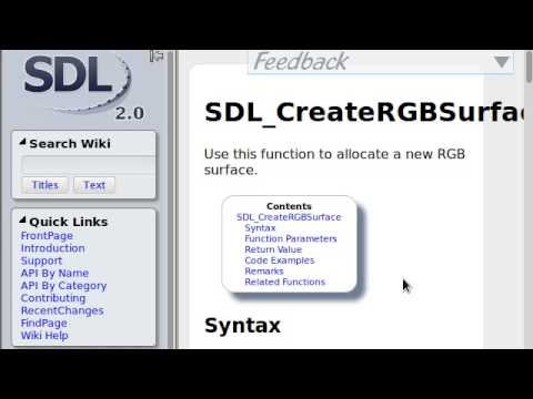 C SDL 06 Simple Sprite Class
