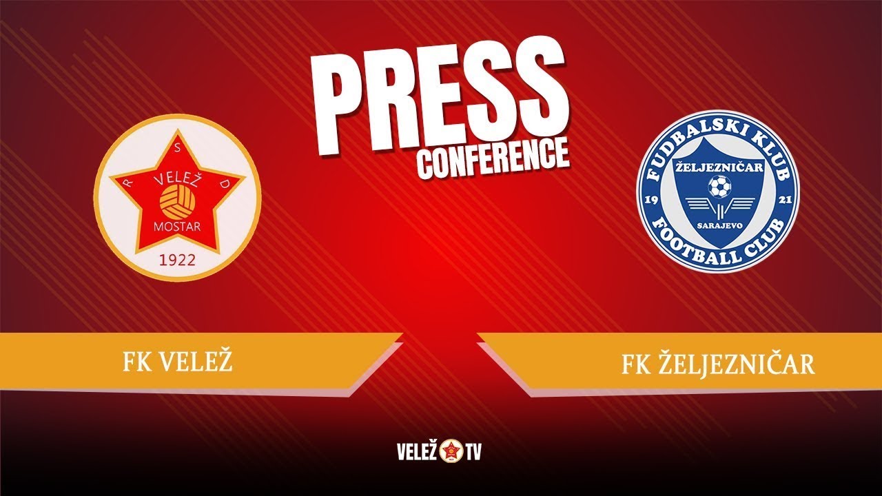 PRESS KONFERENCIJA nakon utakmice FK Velež - FK Željezničar