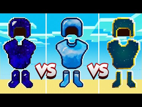 QUAL A MELHOR? ARMADURA LIFE VS ARMADURA DA LUA INCA VS ARMADURA DO ESPAÇO NO MINECRAFT