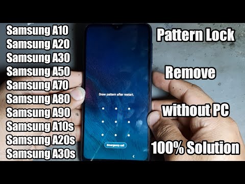 samsung a10 pattern unlock