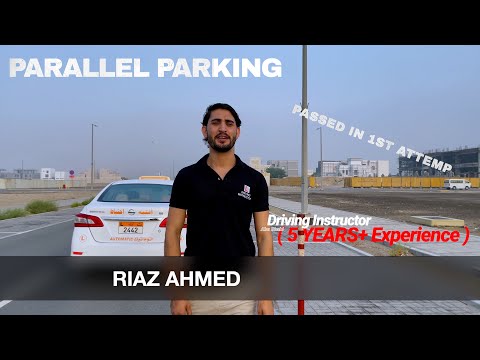 SIDE PARKING| PARALLEL PARKING | 45 DEGREE PARKING FINAL TEST TRAINING ABU DHABI | RIAZ AHMED