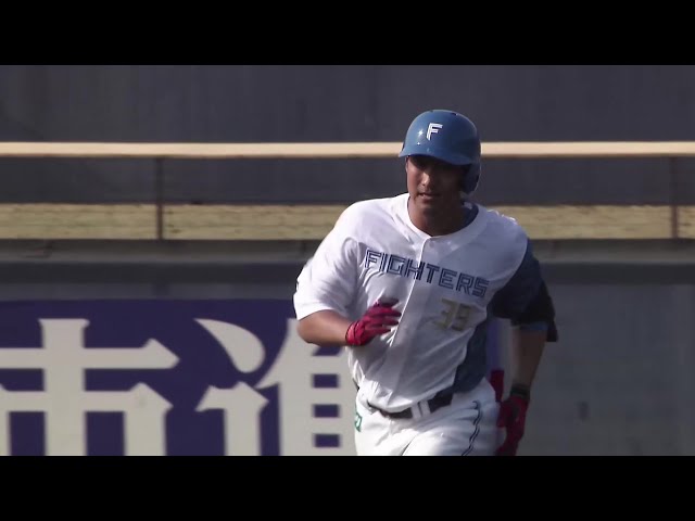 【ファーム】フルスイング!! ファイターズ・有薗直輝 ライトスタンドへの2ランホームラン!! 2025年3月25日 北海道日本ハムファイターズ 対 東京ヤクルトスワローズ