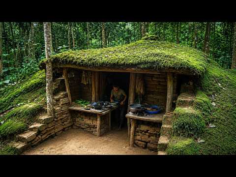 Hardcore Survival: Escaping The City To Build A Secret Underground Fort