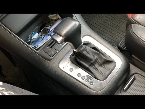 Driving a car with automatic transmission VW Tiguan automatic transmission and Tip-tronic manual