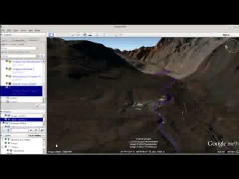 Google Earth :  Death Road from La Paz to Coroico
