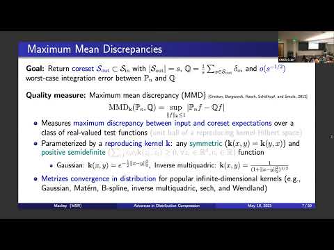 Lester Mackey | Advances in Distribution Compression
