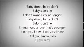 Gwen Stefani- Baby Don&#39;t lie (Lyrics)