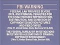 The Video Collection FBI Warning Screen 1984 Early 2000s VHS