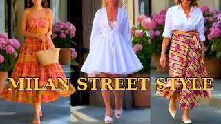 How Stylish People Dress in Milan at +33°C. Street Style Inspiration and What to Wear This Summer