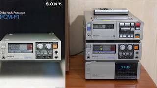 Video thumbnail for Sony PCM-F1 with SL-2000 Betamax Recorder Playback Test (Apr 2021) 4K by Gregory Botha