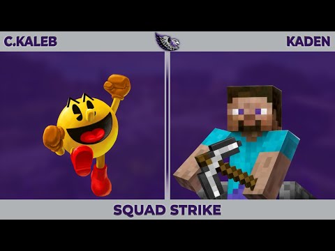 C.Kaleb (Pac-Man, Mii Gunner) vs Flyte | Kaden (Steve, Ike) - Warhawk Rumble Returns Squad Strike