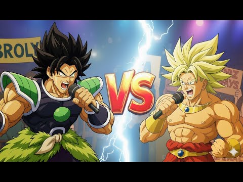 RAP BATTLE : BROLY DBZ VS BROLY DBS