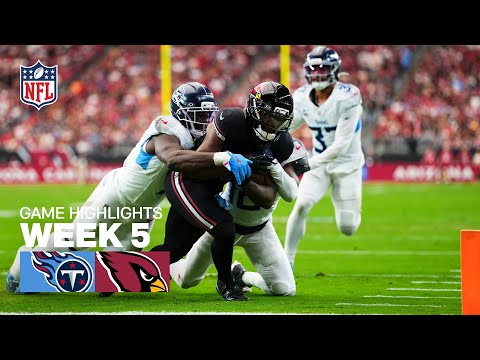Tennessee Titans vs Arizona Cardinals Game Highlights | 2025 NFL Season Week 5