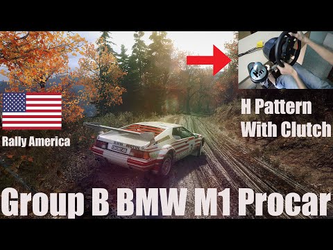 DiRT Rally 2.0 - Brutal Group B BMW M1 Procar At Rally USA | H Pattern With Clutch Maximum Attack !