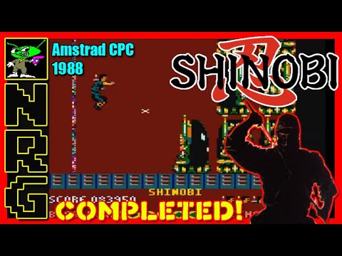 NRG: Complete Playthrough - Shinobi [Amstrad CPC]
