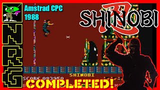 NRG: Complete Playthrough - Shinobi [Amstrad CPC]