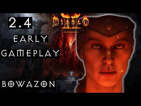 Diablo II Resurrected Patch 2.4 | Early Gameplay | Bow Amazon