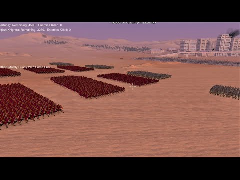Spartans & Vikings vs Medieval Army Attacked by English Knights | Ultimate Epic Battle Simulator