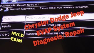 Chrysler Dodge Jeep EVAP Code Diagnosis