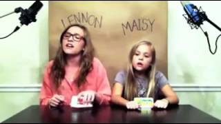 lennon and maisy (cup song) call your girlfriend