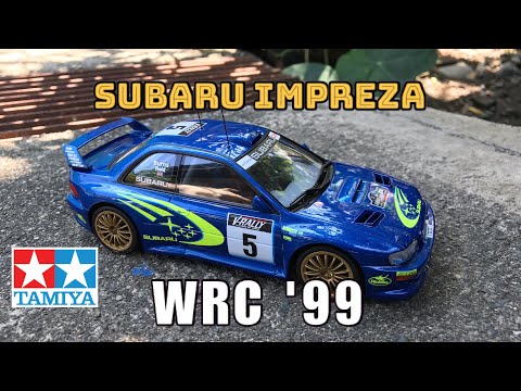 Building a 1:24 Scale Tamiya Subaru Impreza WRC '99 | Scale Model Kit | Slideshow