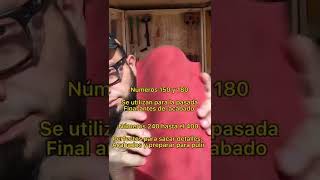 No tengas problemas con las lijas-Guía rápida #carpinteria #madera #woodwork #viral #wood
