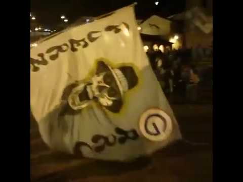"BANDERAZO CELESTE DEL RICO GARCY" Barra: Vendaval Celeste • Club: Deportivo Garcilaso • País: Peru