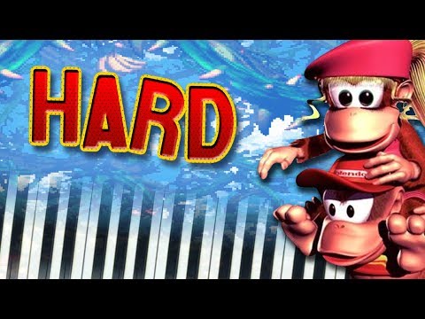 Stickerbush Symphony ("Bramble Blast" from Donkey Kong Country 2) - Piano Tutorial