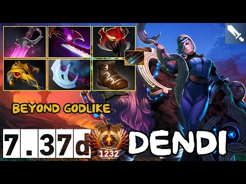 Dendi - Luna [Moonstorm] - Beyond Godlike - 7.37d - Immortal Dota