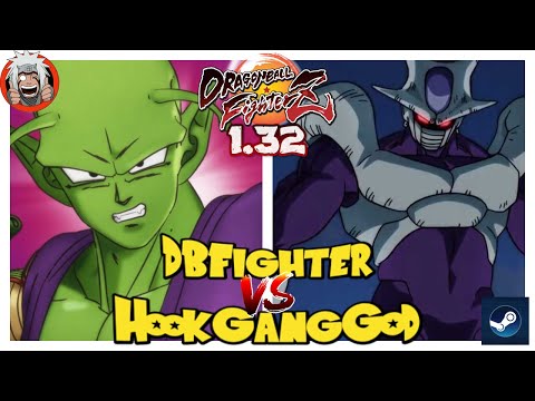 DBFZ HookGanGod vs DBFighter (VegetaSSB, Piccolo, Broly) Vs (A21, Cooler, SuperBaby2)