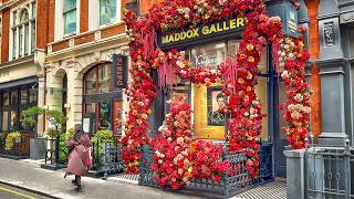 London Autumn Walk 2025 | Luxury Mayfair & West End of London | 4K HDR
