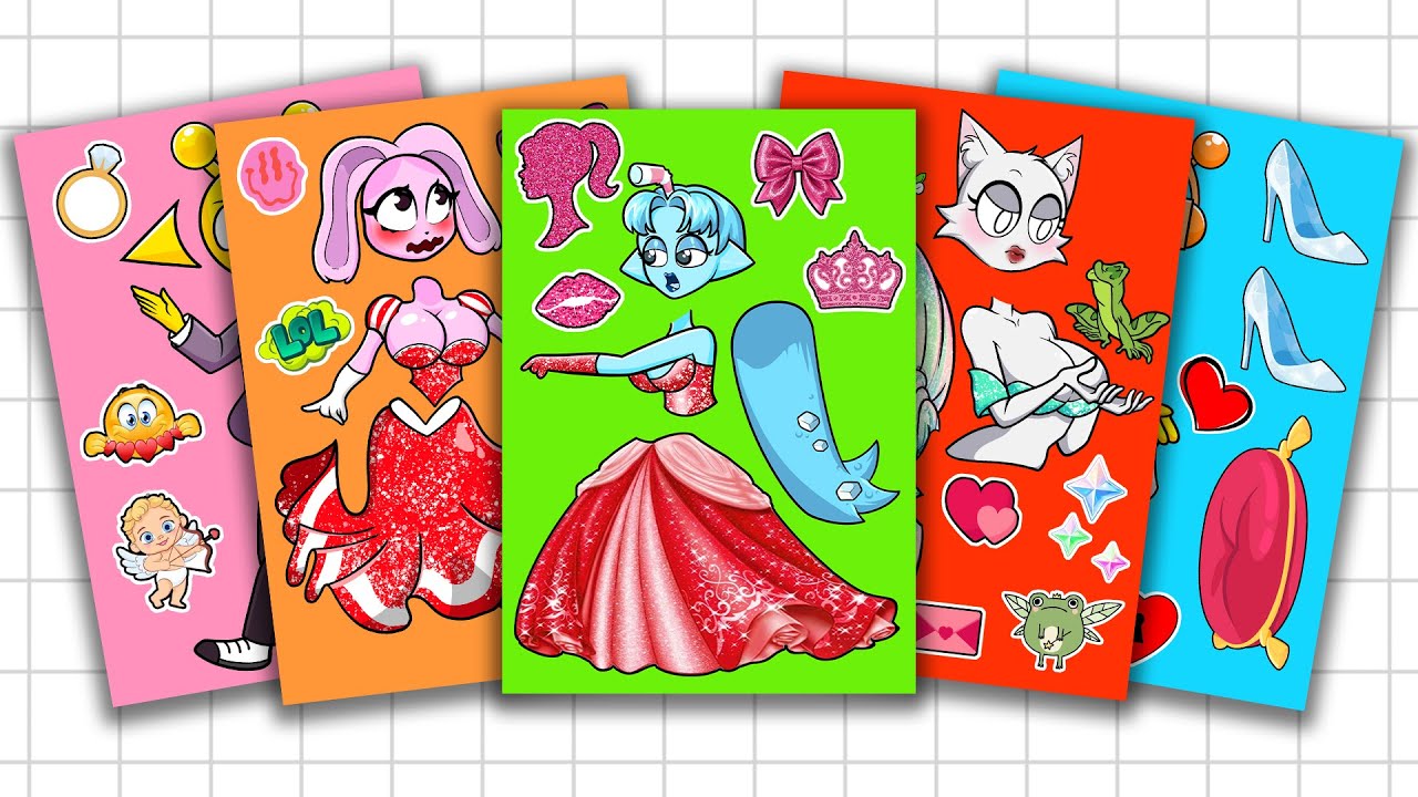 Incredibox Sprunki Edition But Charming Avenger Girl MOD💋Incredibox Sprunki Stickers