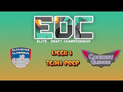 Pokemon Elite Draft Championship Week 1 Team Preparation Vs. Conway Gliscors