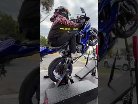First Time on a Wheelie Machine😳...